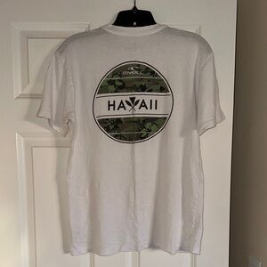 O'Neill Hawaii Graphic T-Shirt - White and Green